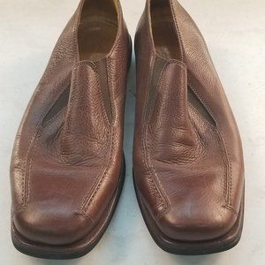 Sandro Brown Leather Espadrilles 10